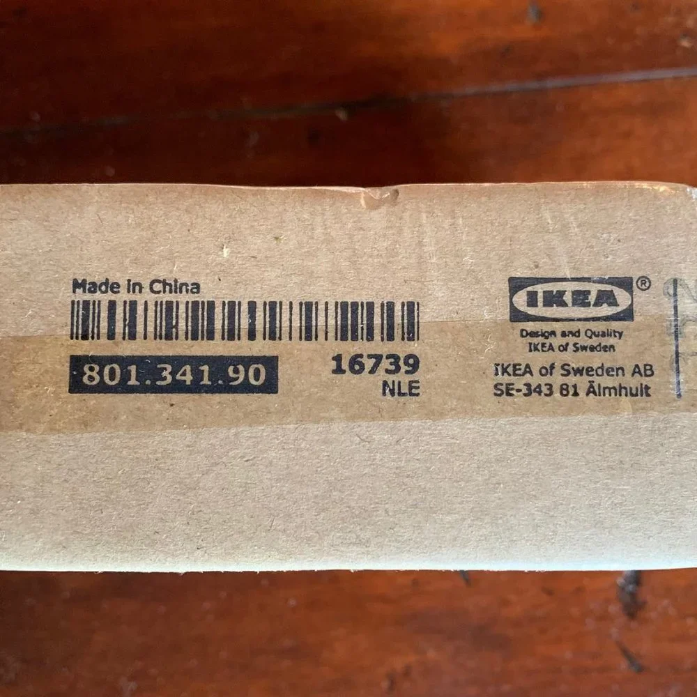 IKEA 16739 BESTA Square Metal Legs Two Pack NWT